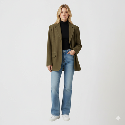 Cozy Women's Fall Parka Jacket with Pockets
