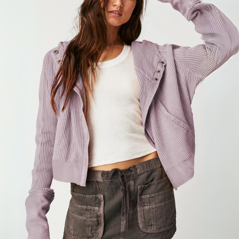 Women's Textured Hoodie