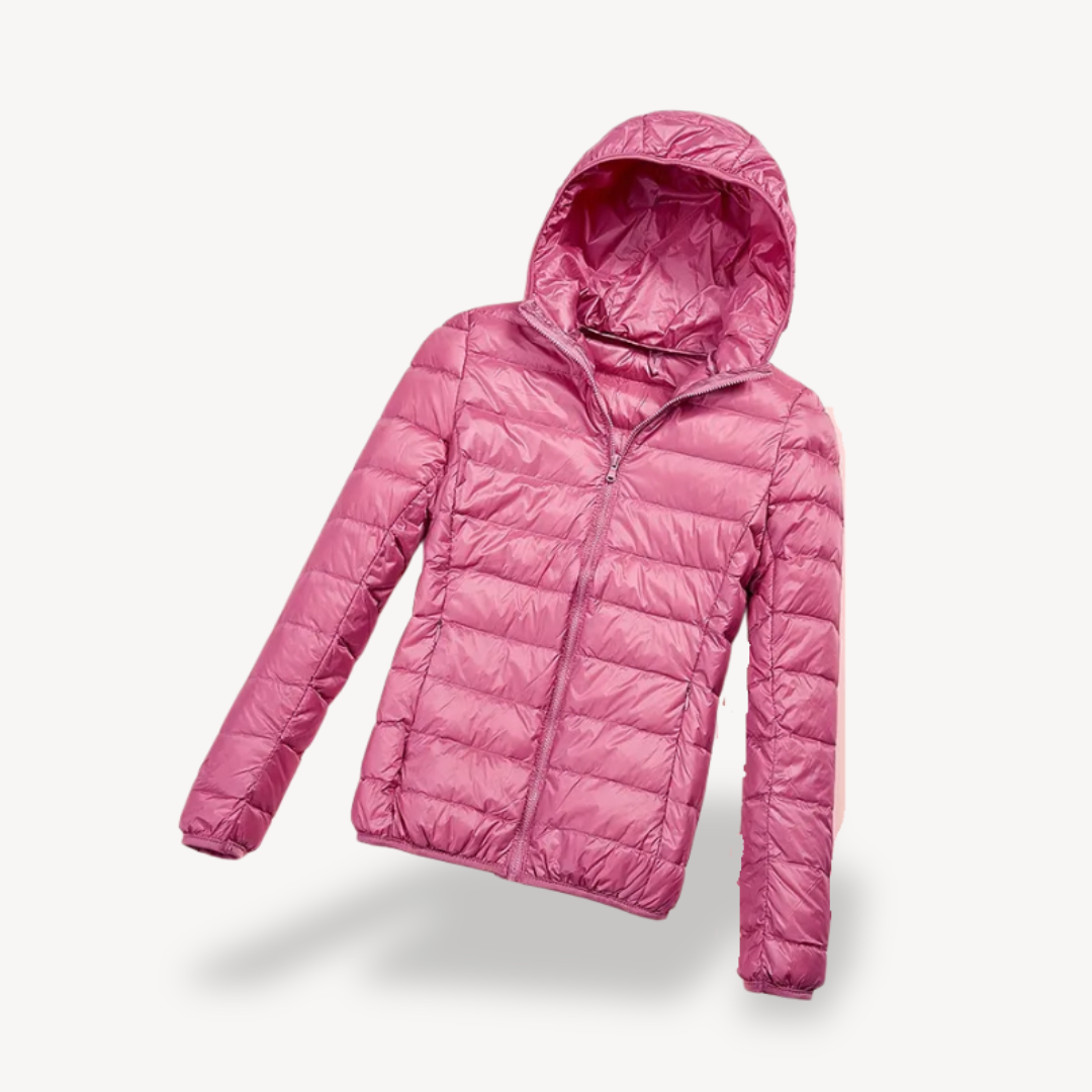 Lightweight Women's Down Filled Parka Jacket
