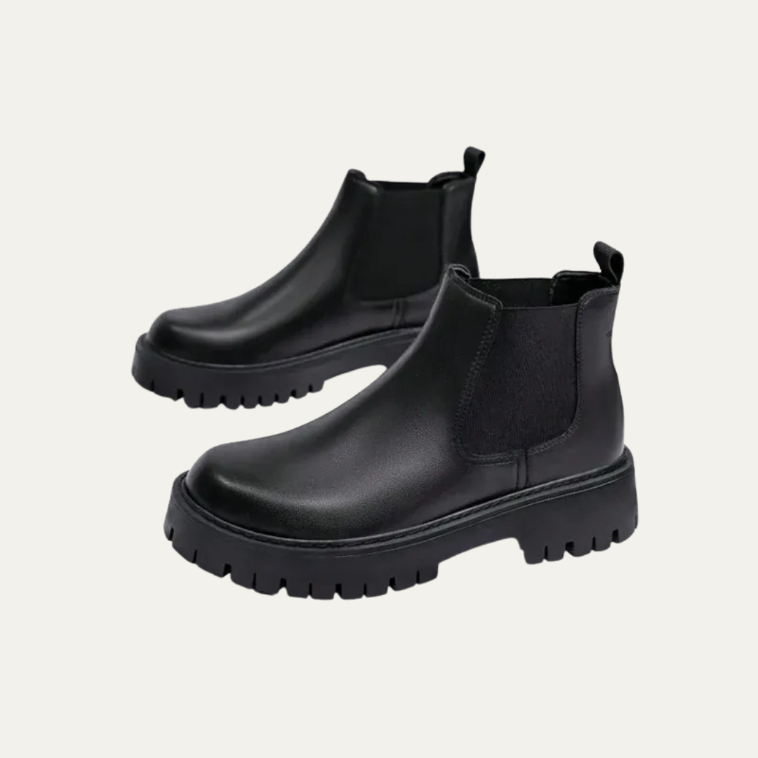 Men's Comfortable Thick Sole Ankle Boots - OutfitLondon