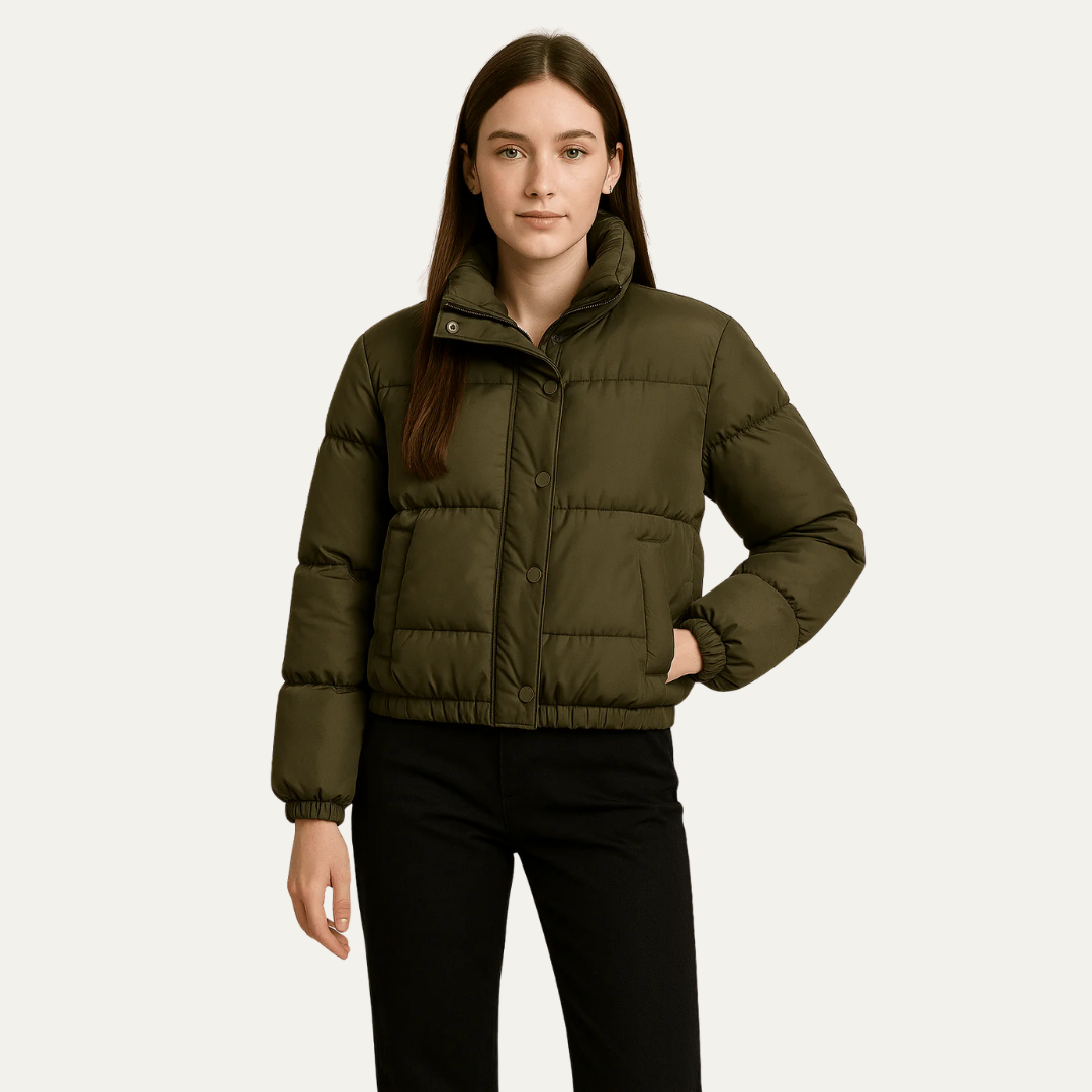Casual Short Down Filled Jacket
