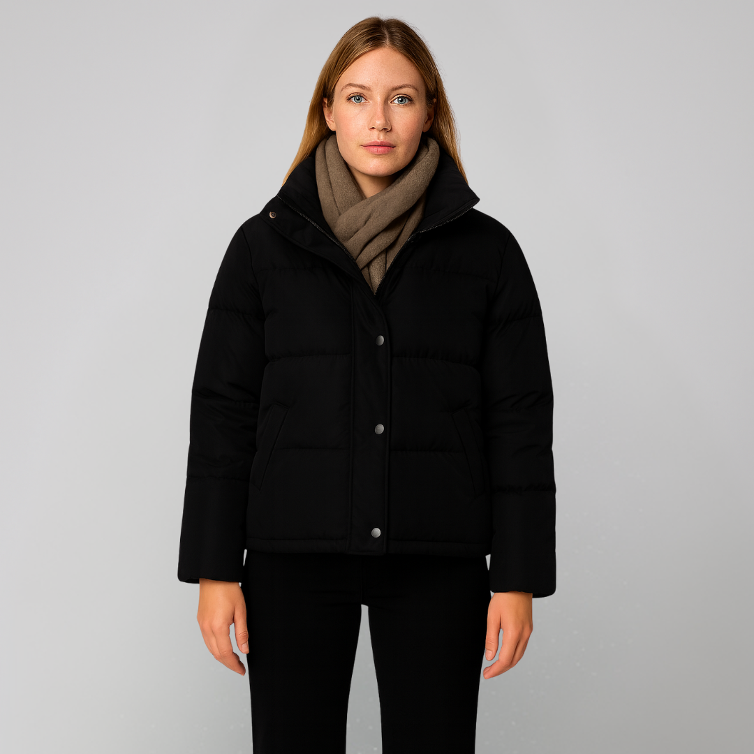 Warm Padded Down Parka Coat for Women