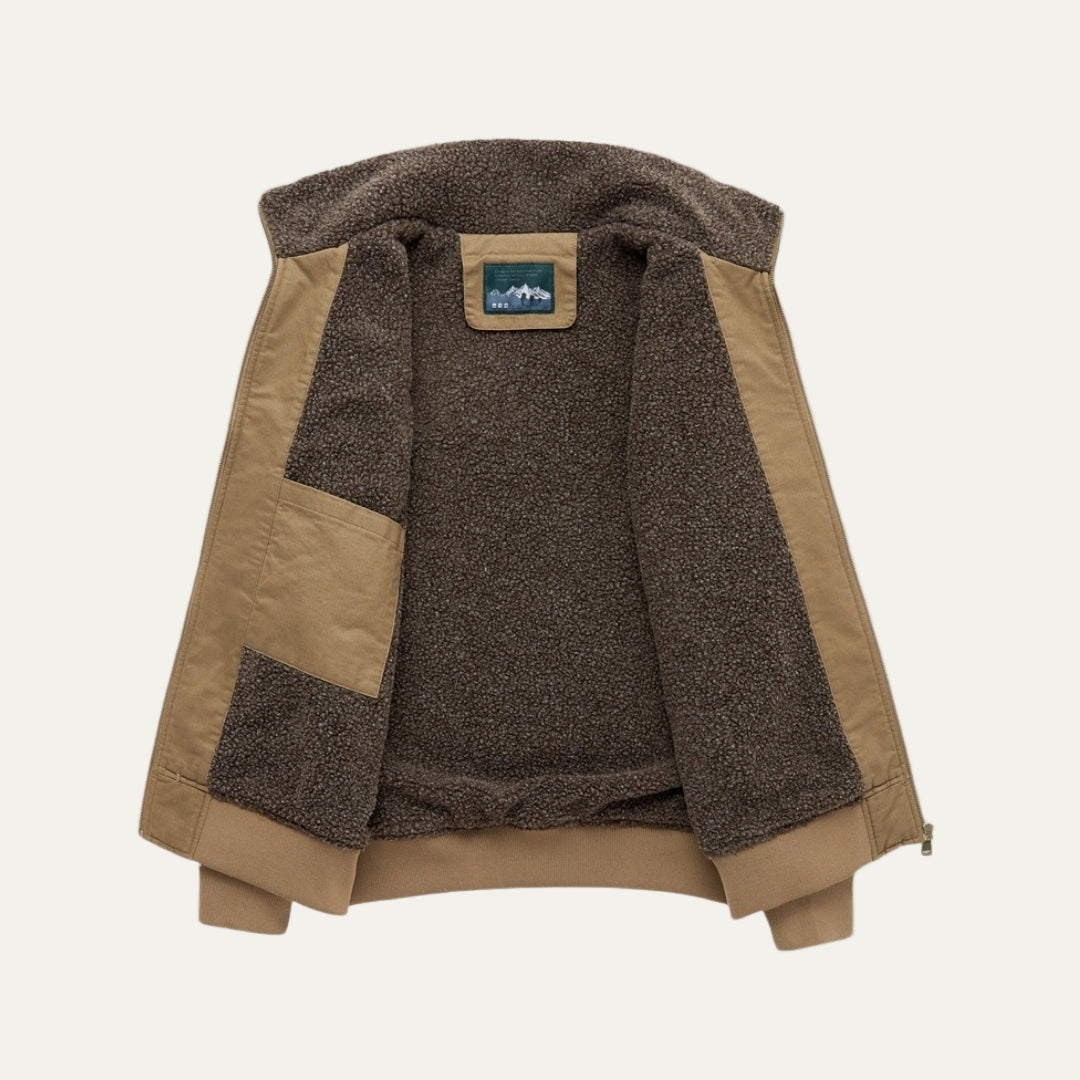 Warm Mens Winter Bomber Jacket