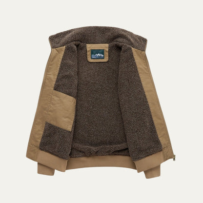 Warm Mens Winter Bomber Jacket