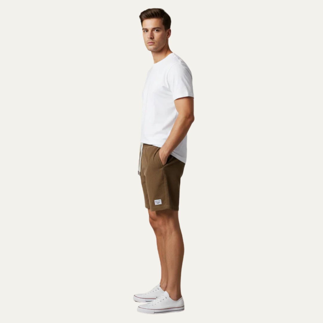 Men's Relaxed Fit Elastic Waist Shorts
