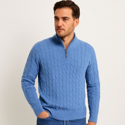 Warm Knitted Men's Winter Sweater - OutfitLondon