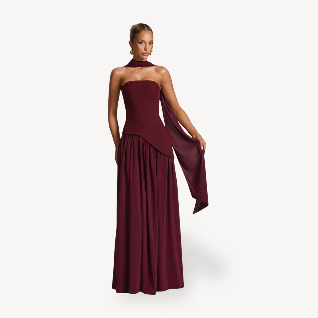 Sleeveless High Slit Maxi Dress for Women - OutfitLondon