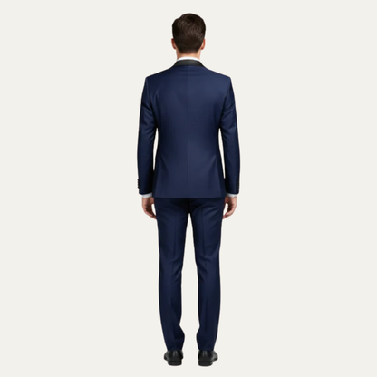 Luxury Black Tie Three Piece Tuxedo Suit