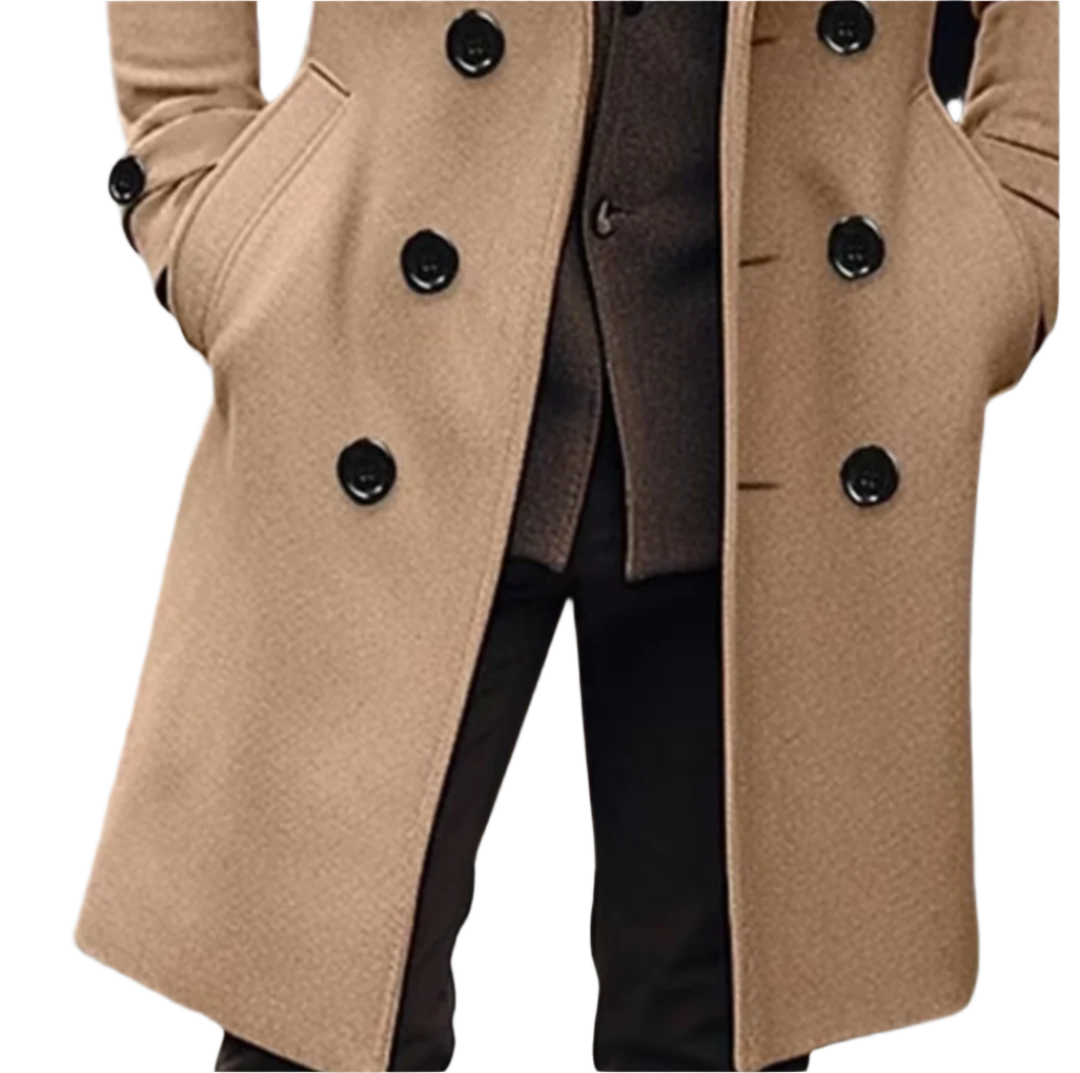 Classic Water Repellent Mens Trench Coat