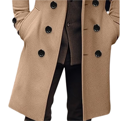Classic Water Repellent Mens Trench Coat