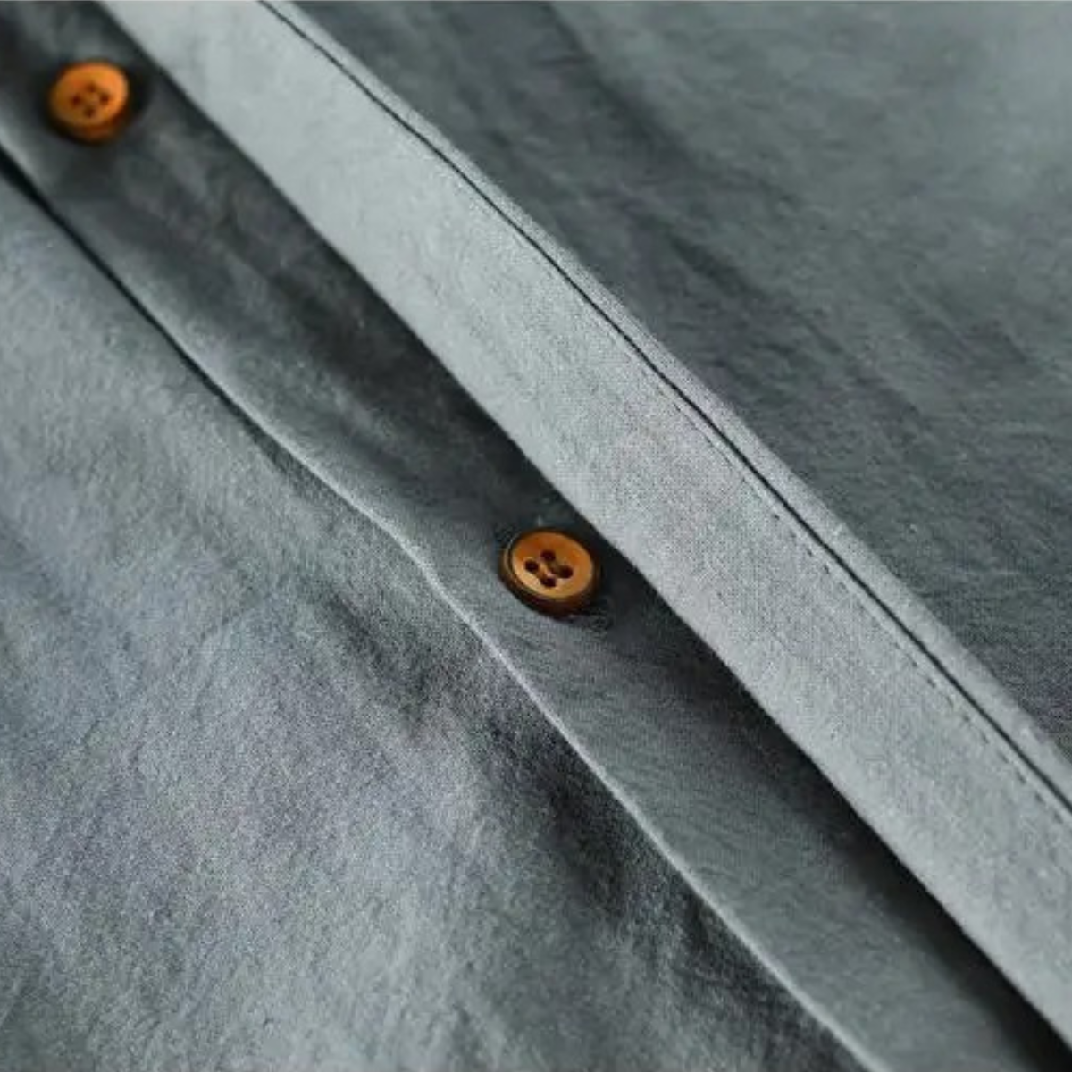 Casual Cotton Linen Mens Relaxed Fit Shirt
