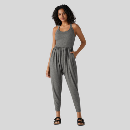 Relaxing Sleeveless Loungewear Jumpsuit