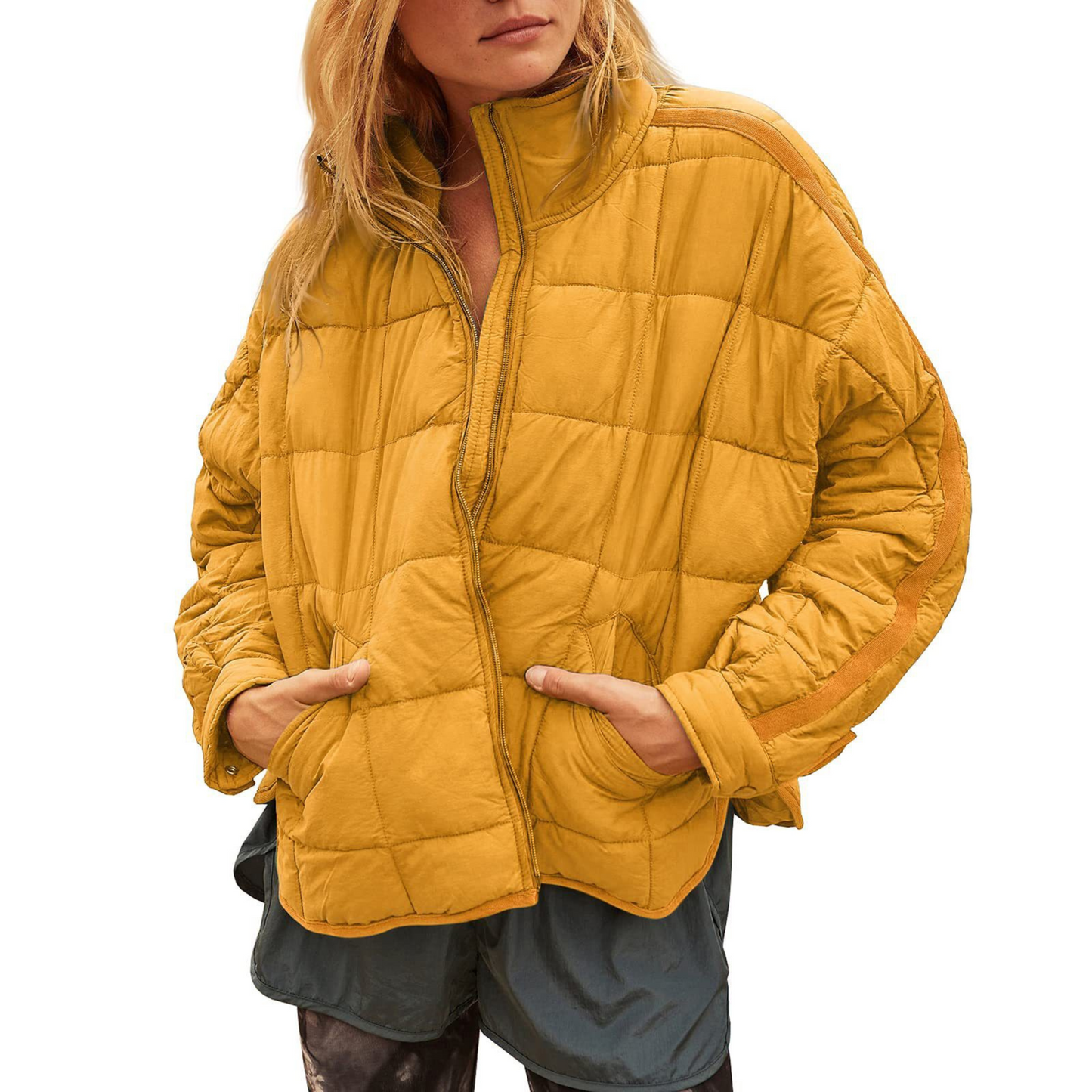 Slim Fit Packable Down Puffer Coat
