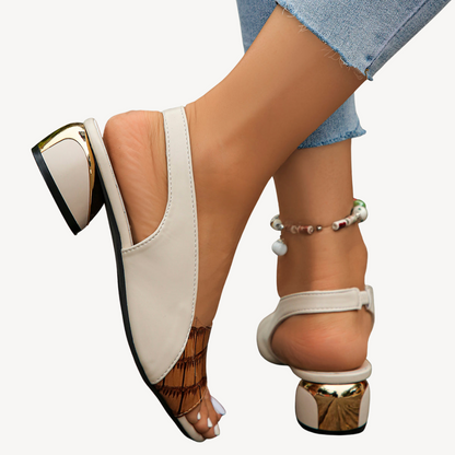 Comfortable High Heel Slingback Sandals for Women