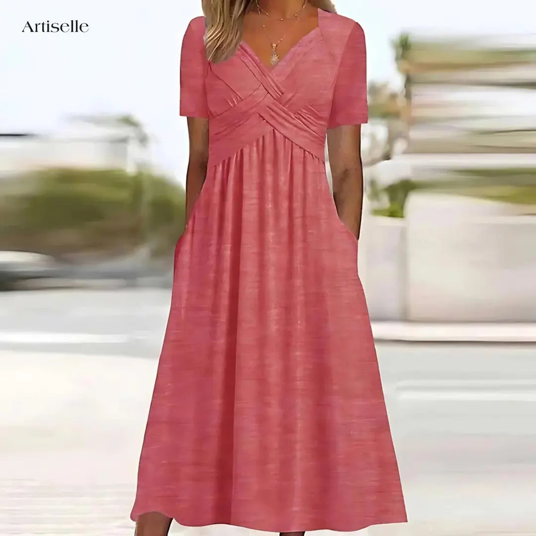 Flattering Dress with Belly Control