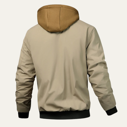 Warm Mens Fleece Hooded Winter Jacket