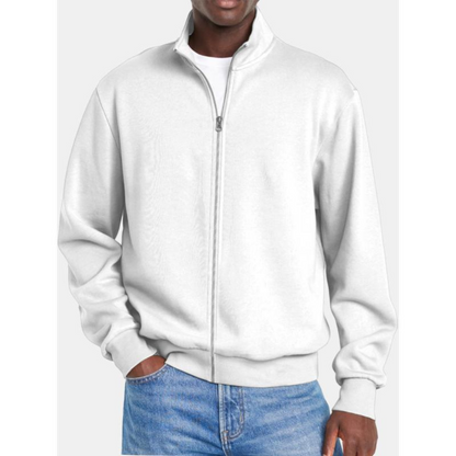 Relaxed Fit Mens Zip Up Jacket