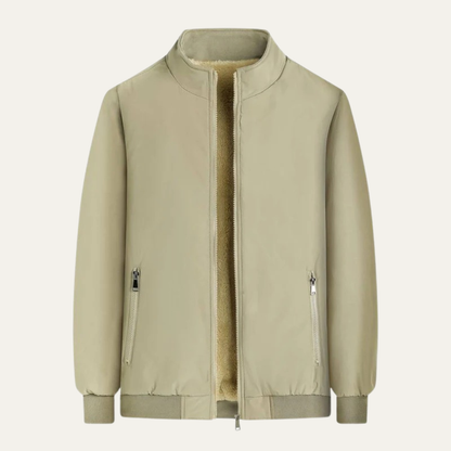 Insulated Men's Synthetic Fur Parka Coat