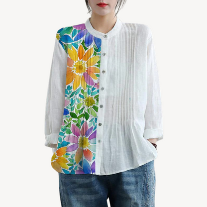 Ladies' Relaxed Fit Linen Shirt