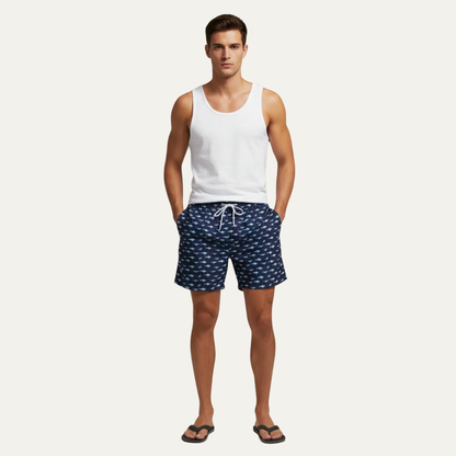 Casual Beach Drawstring Surf Shorts