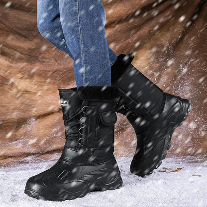 Insulated Waterproof Mens Snow Boots - OutfitLondon