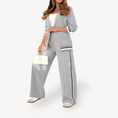 Classic Two Piece Pinstripe Women's Suit
