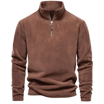 Men's Padded Fleece Neck Sweater