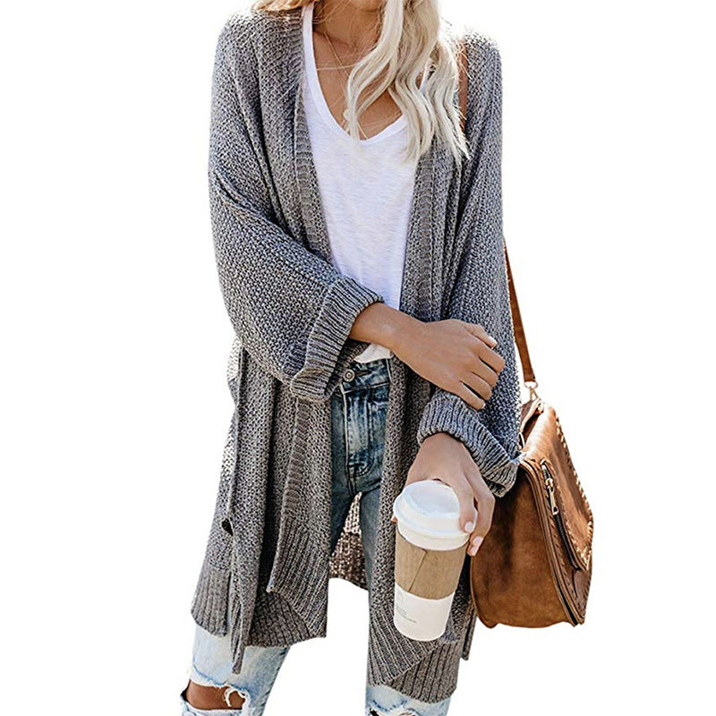 Soft Women's Pocket Open Cardigan Sweater