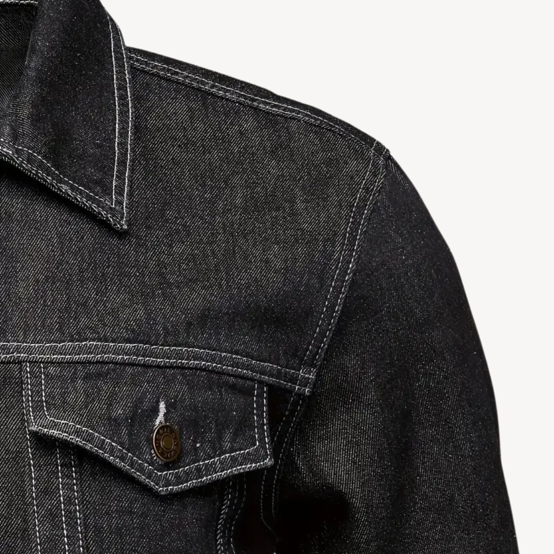 Relaxed Fit Classic Mens Denim Jacket