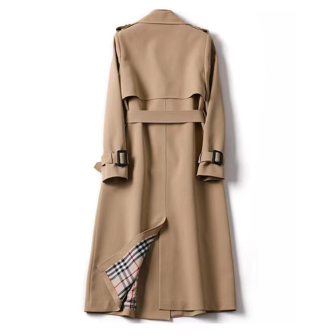 Luxury Women's Classic Wool Trench Coat