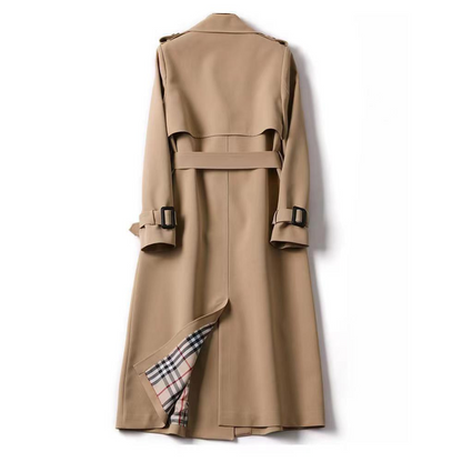 Luxury Women's Classic Wool Trench Coat