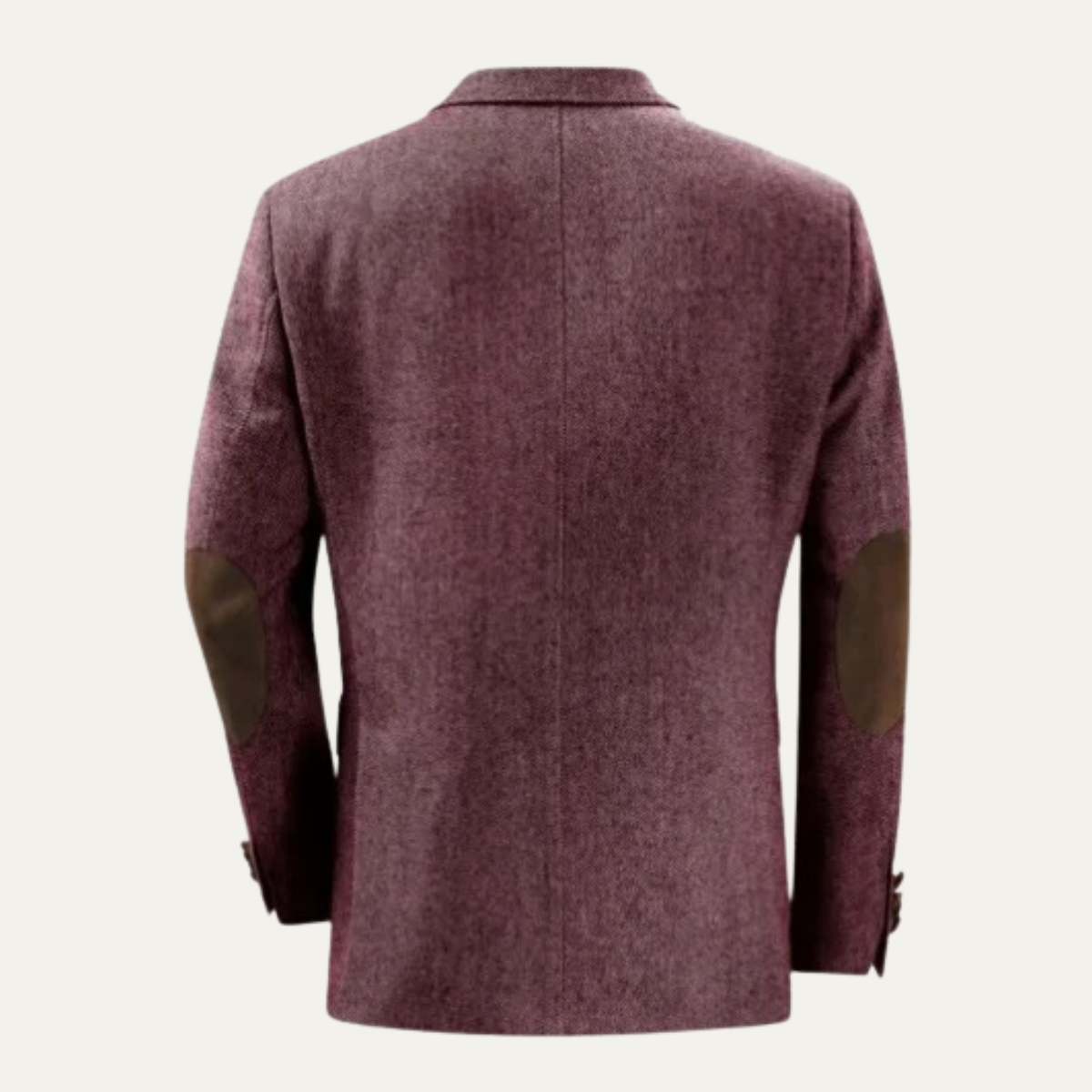 Classic Men's Tweed Wool Blazer Jacket