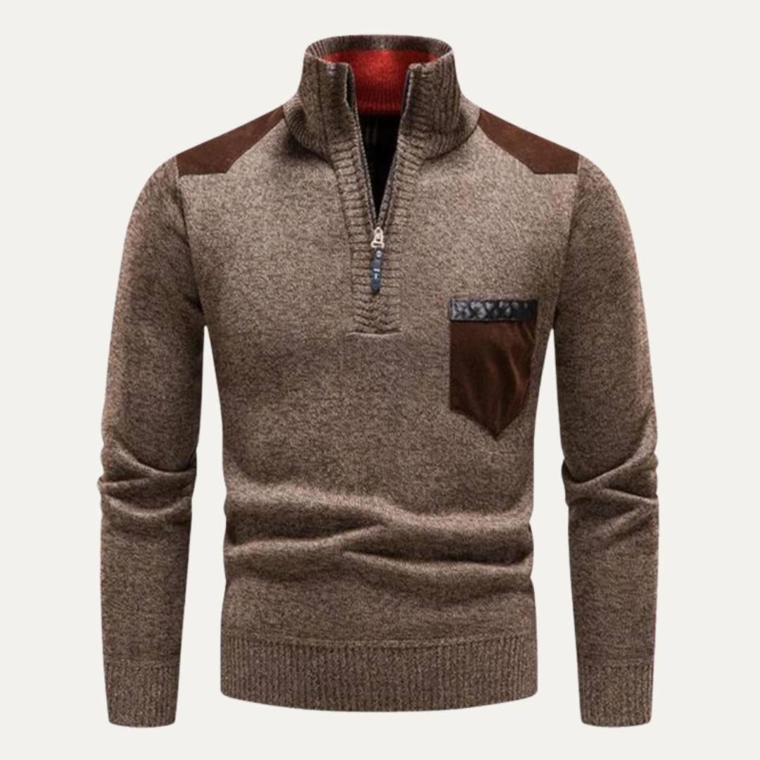 Practical Mens Quarter Zip Fleece Jacket