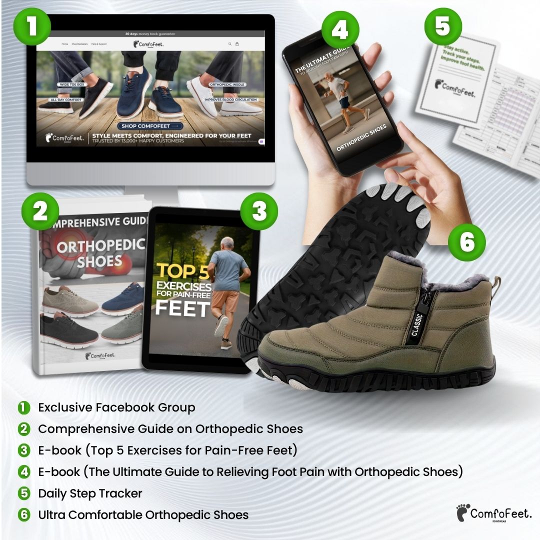 Comfortable Warm Insulated Wide Fit Shoes