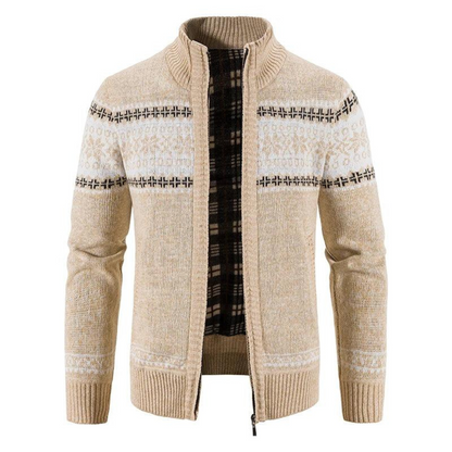 Soft Mens Zip Knit Sweater