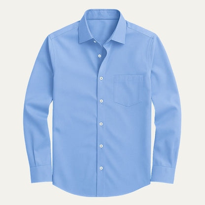 Luxury Cotton Classic Men's Dress Shirt - OutfitLondon