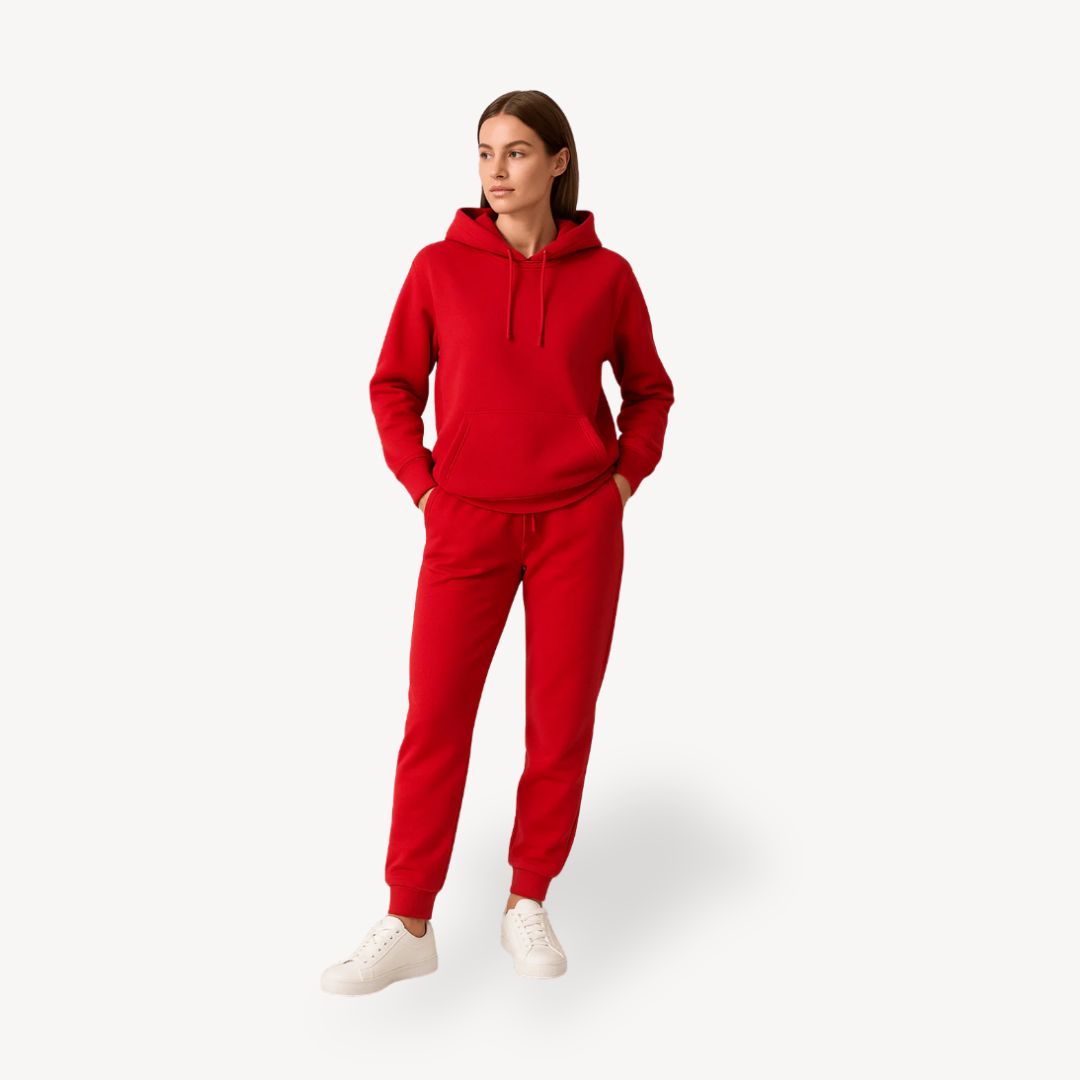 Comfy Cotton Sweatpants Hoodie Set