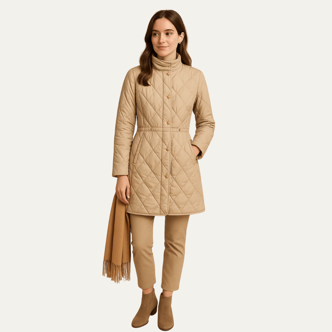 Warm Waterfall Padded Coat - OutfitLondon