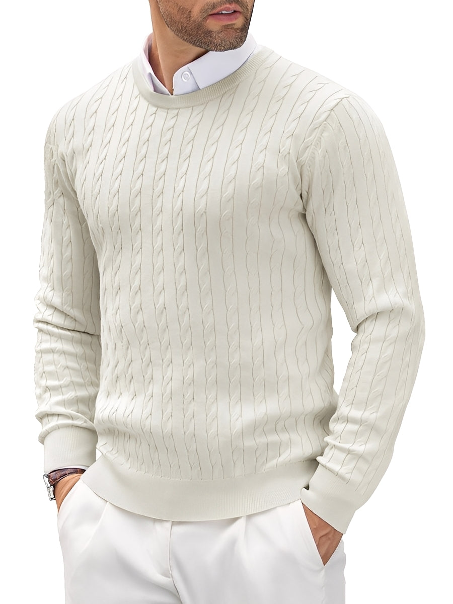 Fashionable Fitted Knit Sweater