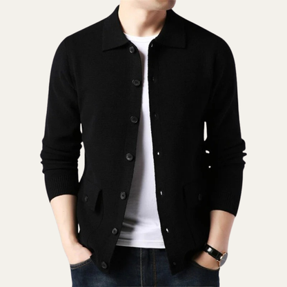 Men's Casual Button Cardigan Sweater