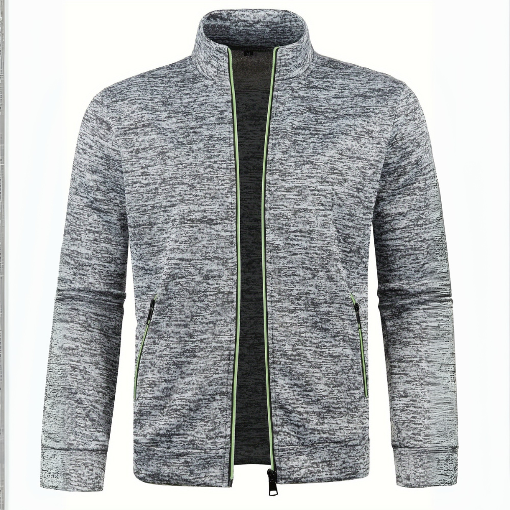 Men's Bright Zip Up Running Jacket
