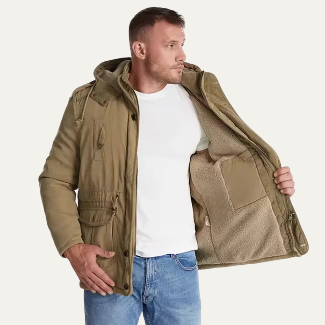 Men's Waterproof Insulated Jacket Parka