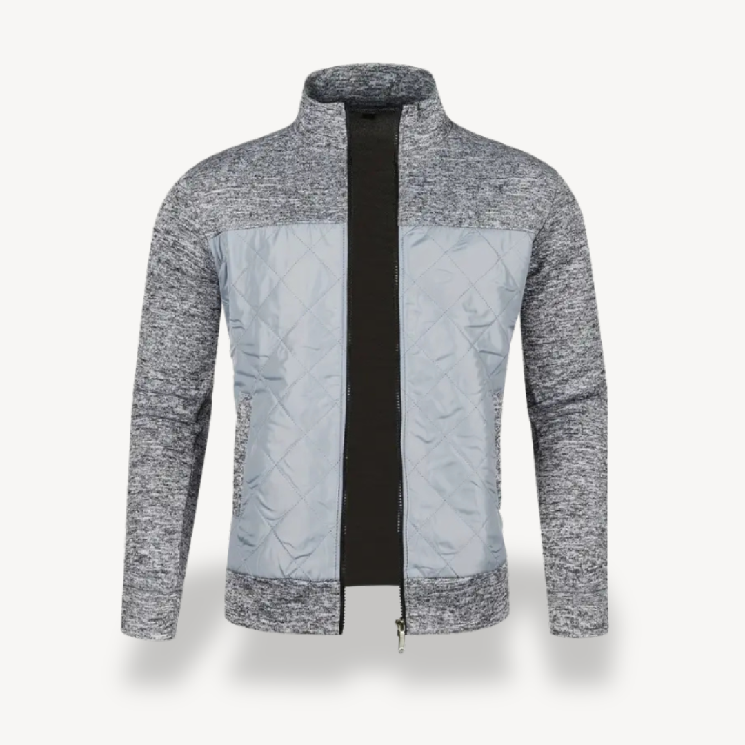 Insulated Padded Mens Zip Jacket