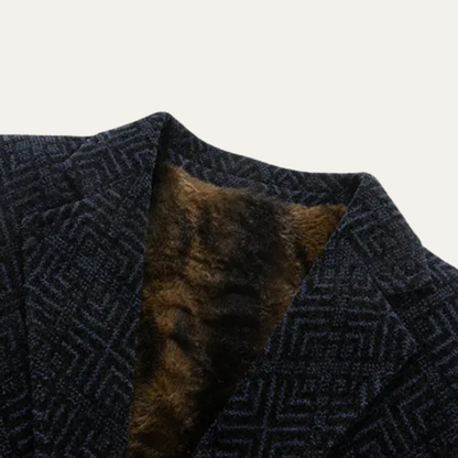 Classic Men's Wool Blazer Jacket