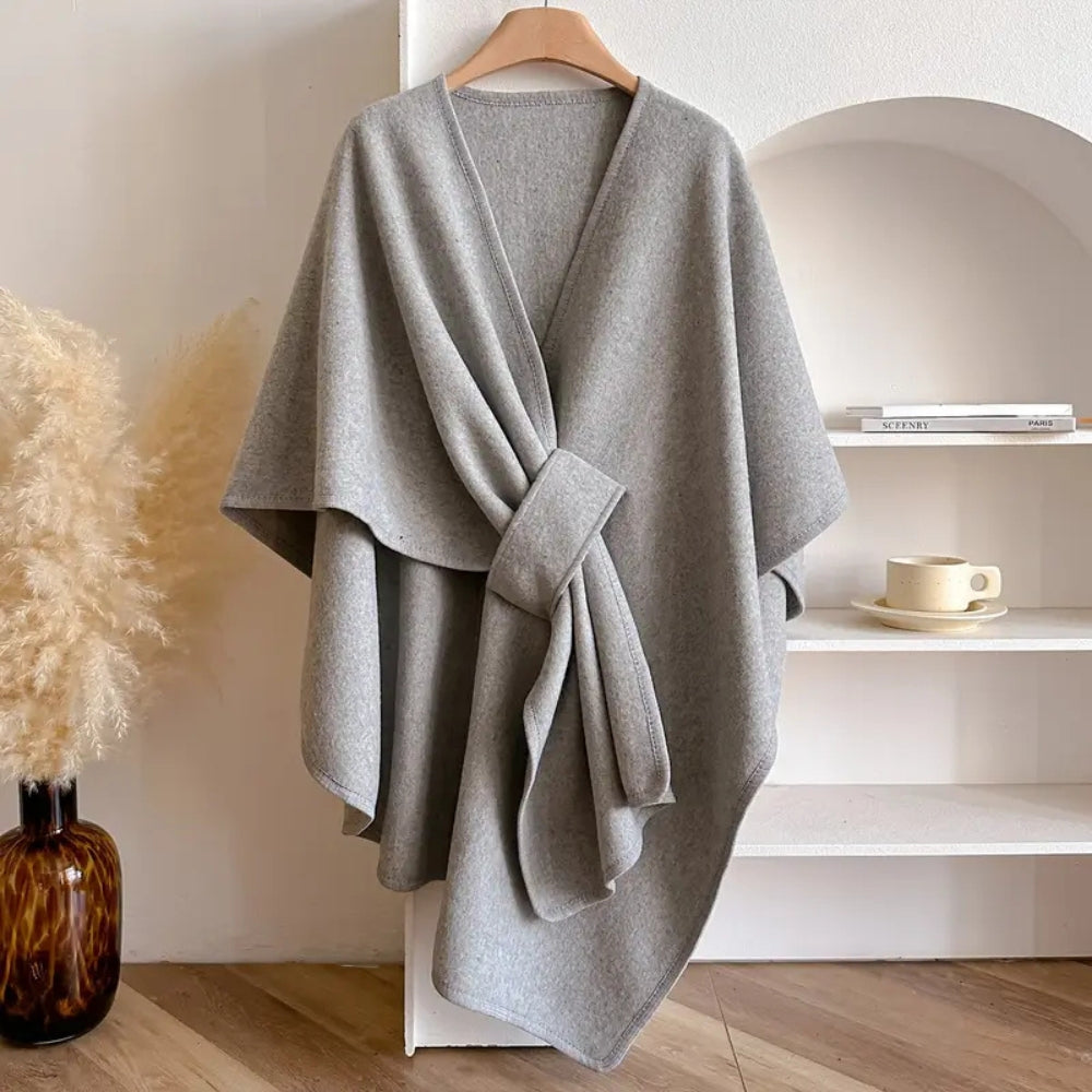 Waterproof Shawl Coat for Ladies - OutfitLondon