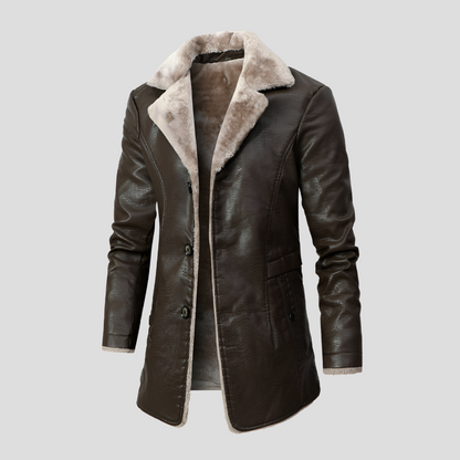 Warm Leather Shearling Jacket