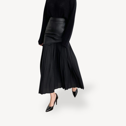 Flared Mid Length Womens Skirt