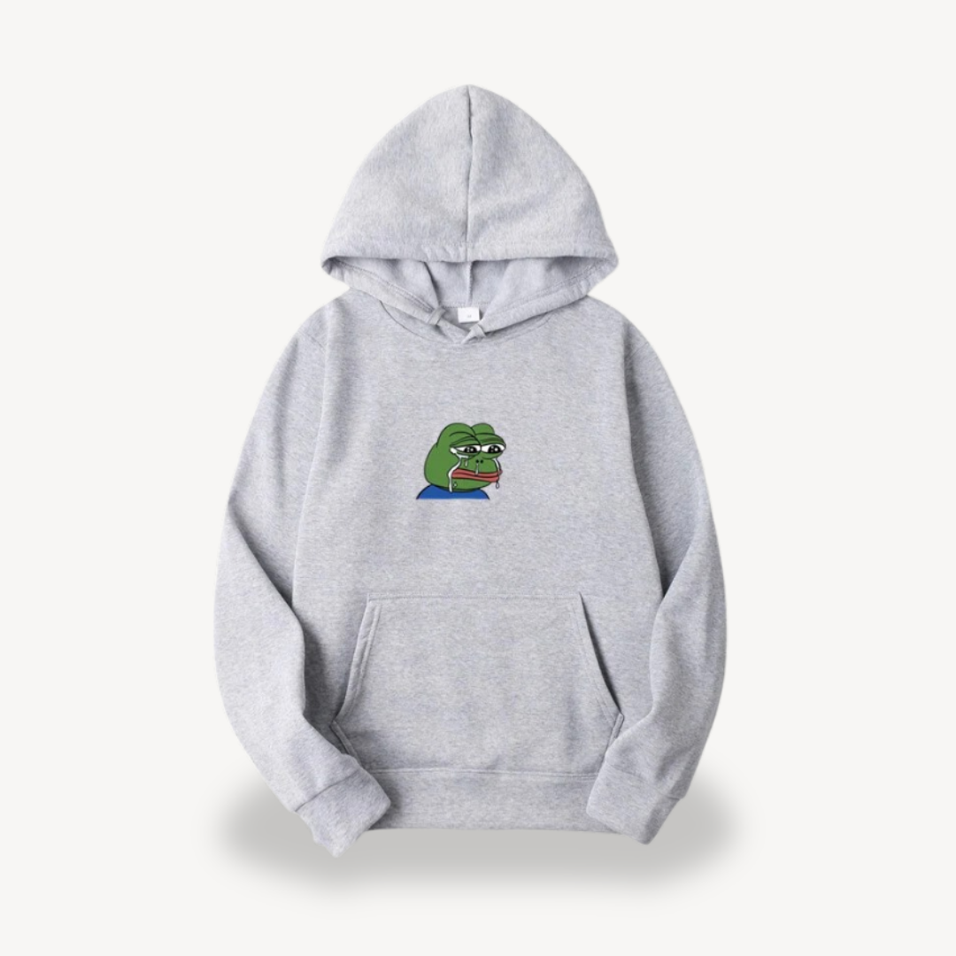 Funny Pepe Frog Mens Sweatshirt Hoodie