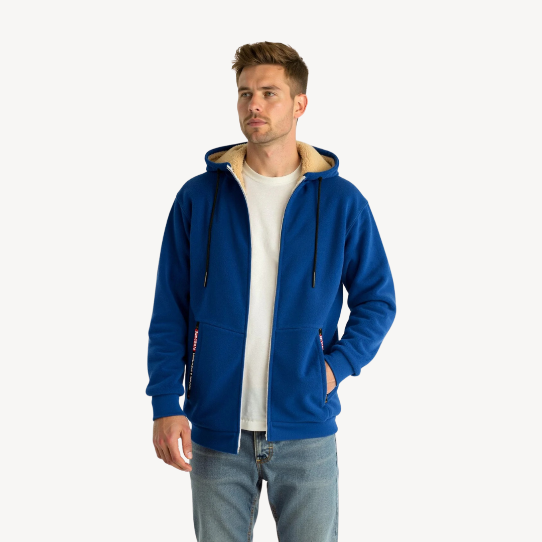 Warm Cozy Men's Hooded Sweatshirt
