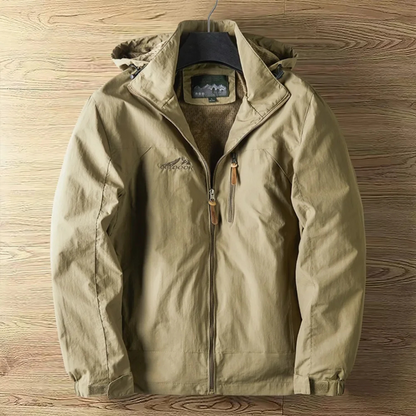 Waterproof Hooded Men's Rain Jacket